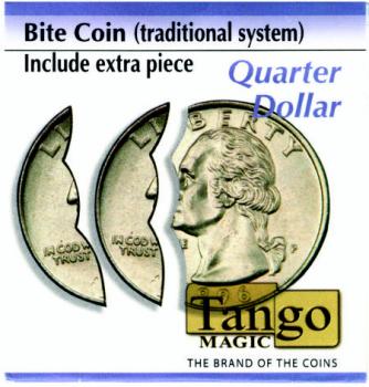 Beißmünze - Bite Coin - US Quarter (Traditional System with Extra Piece) by Tango
